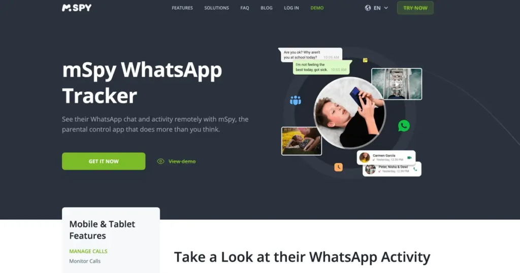 mSpy: 최고의 WhatsApp 스파이 솔루션